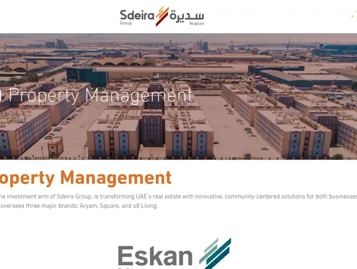 Sdeira Group website, property management section